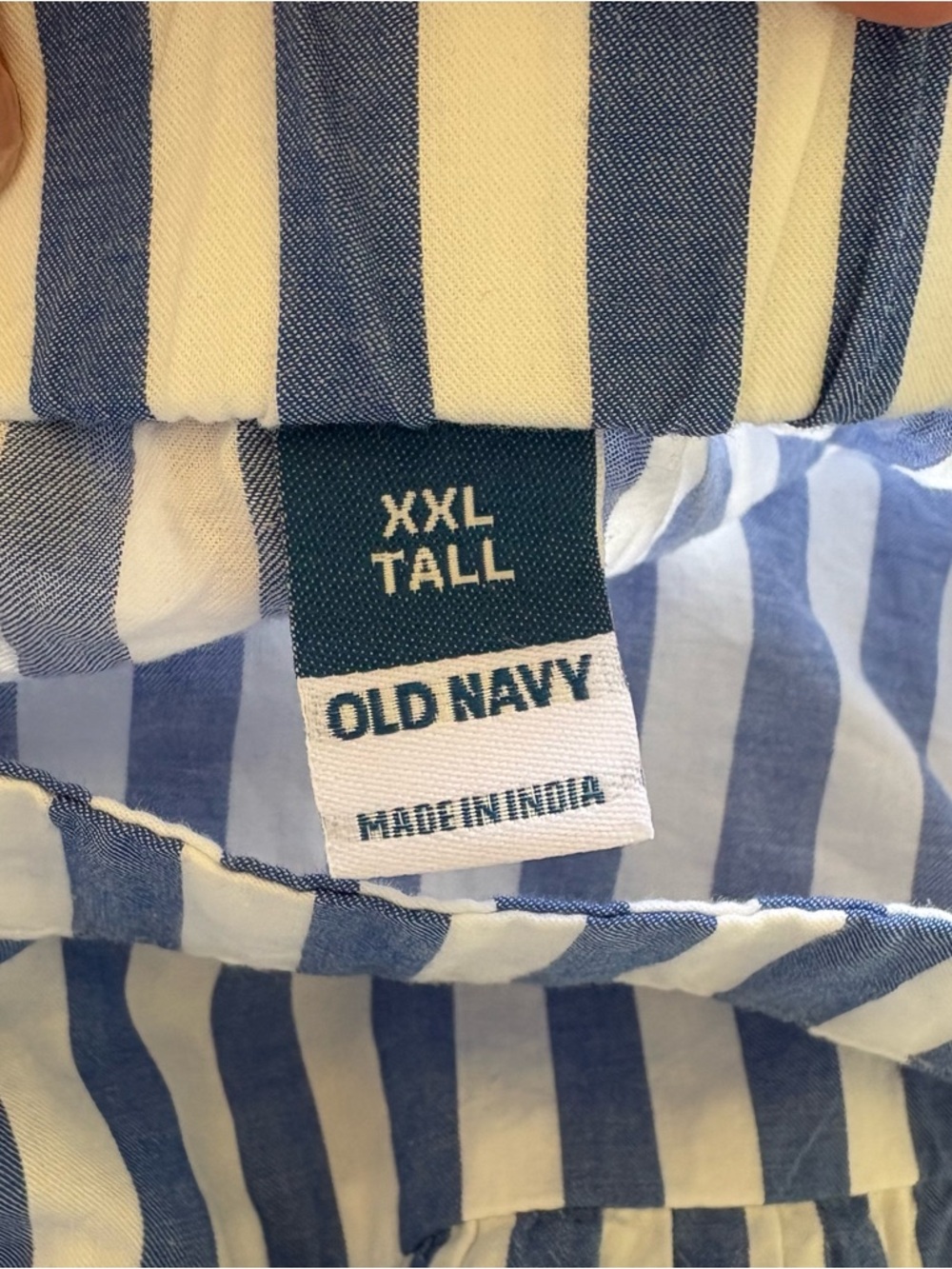 Old Navy Blue & White Vertical Stripe Pull On Maxi Dress Plus Size XXL Tall NEW - Picture 4 of 5